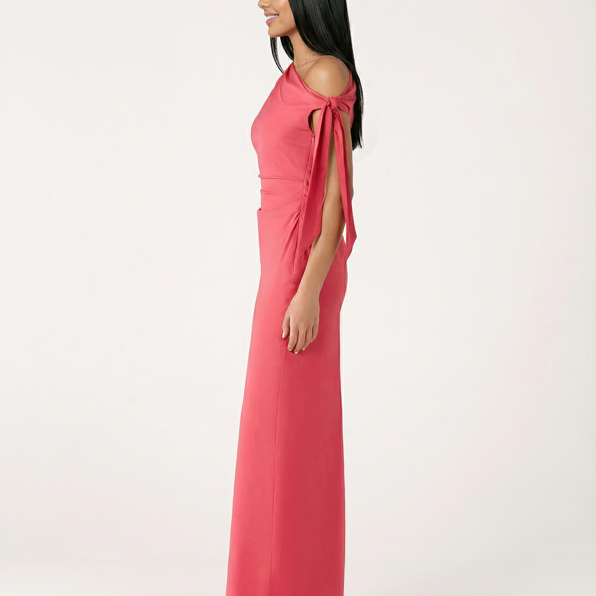 Beth | One-Shoulder Tie Maxi Dress