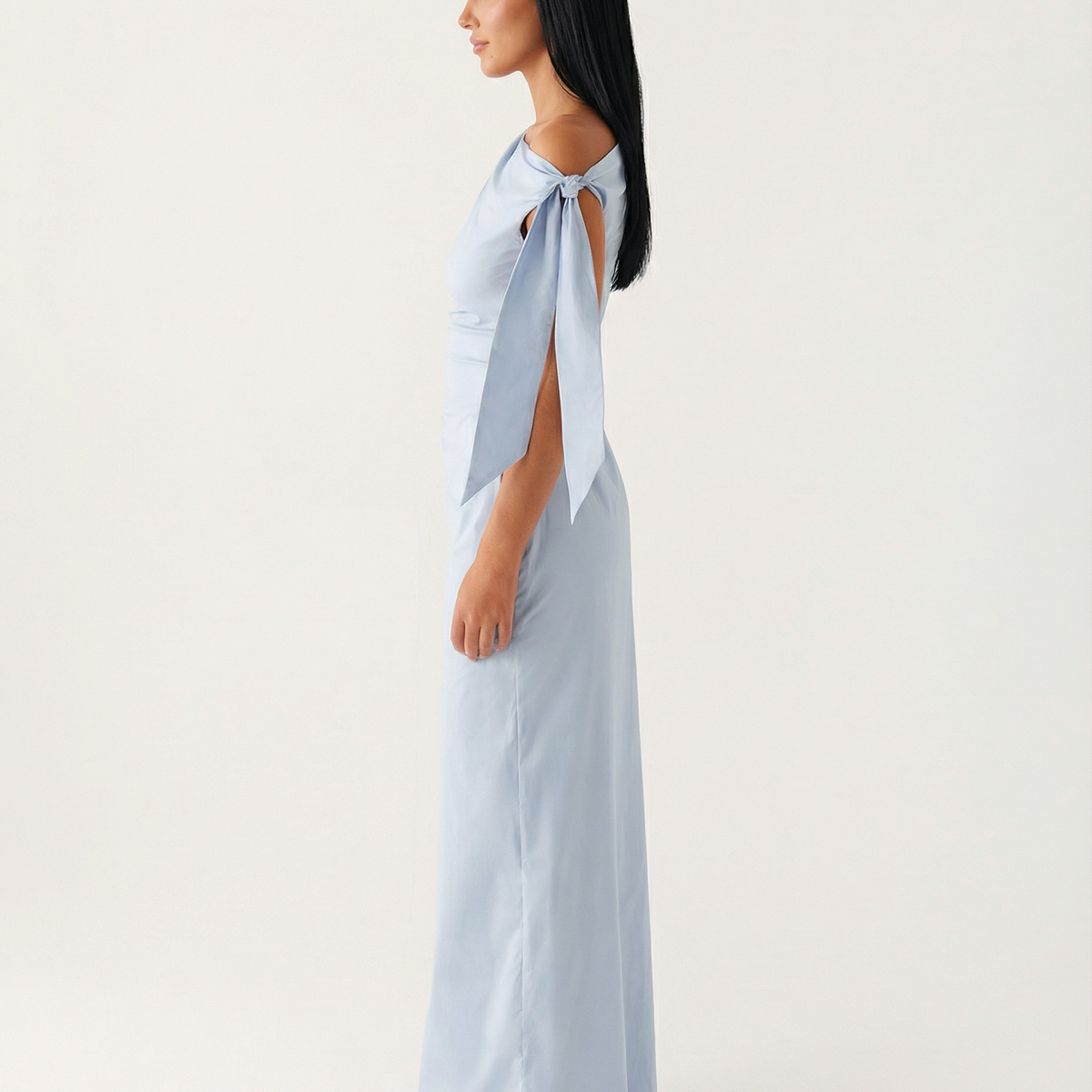Beth | One-Shoulder Tie Maxi Dress