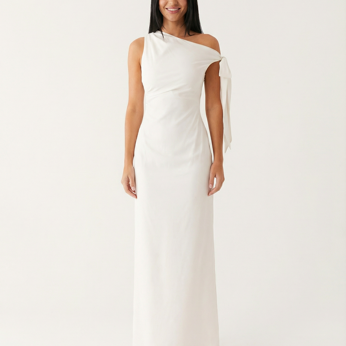 Beth | One-Shoulder Tie Maxi Dress
