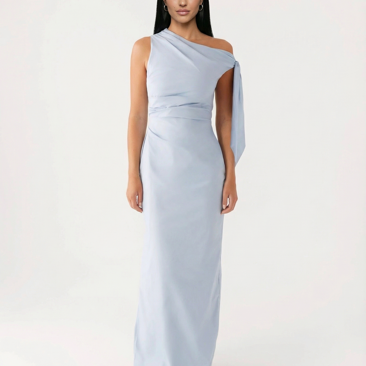 Beth | One-Shoulder Tie Maxi Dress