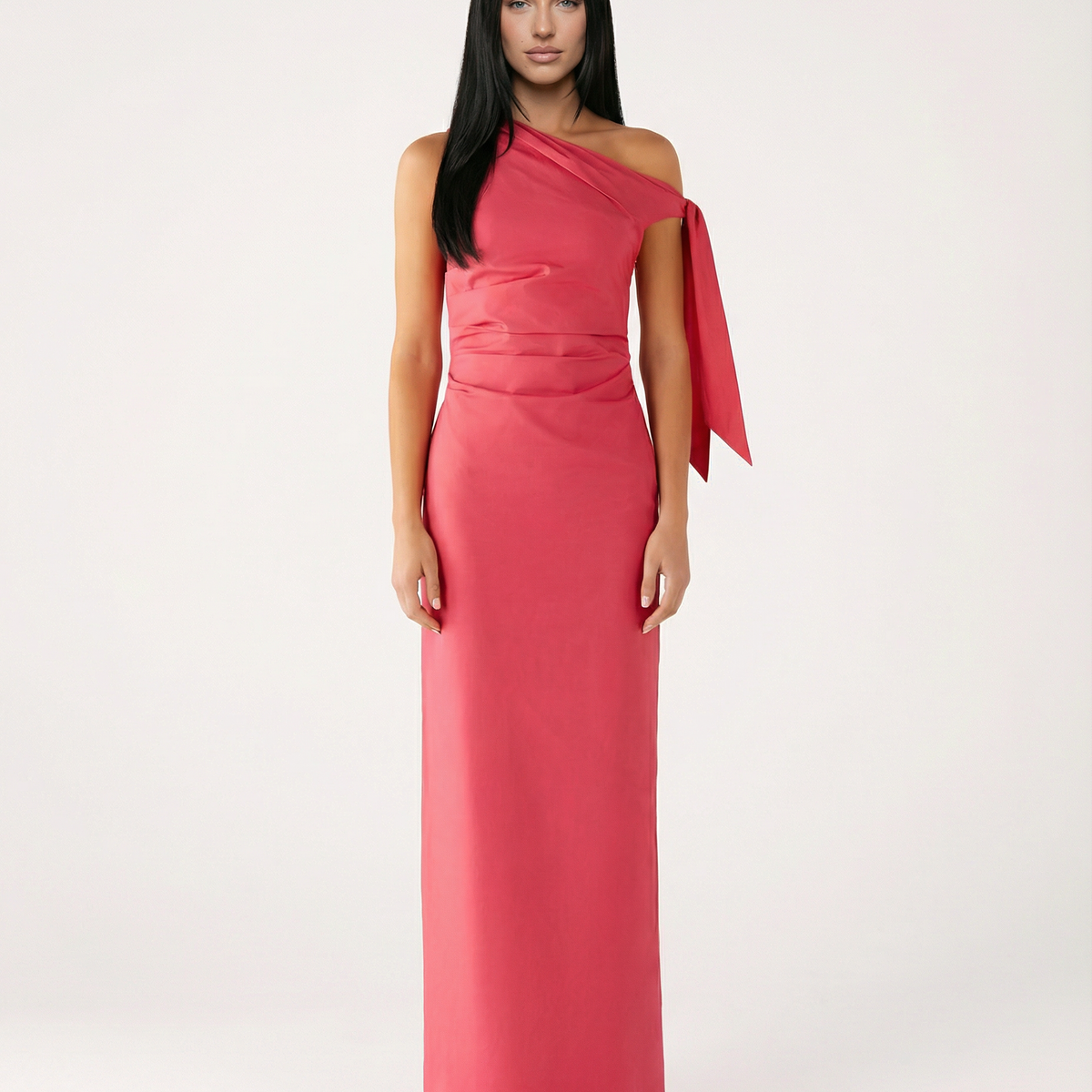 Beth | One-Shoulder Tie Maxi Dress