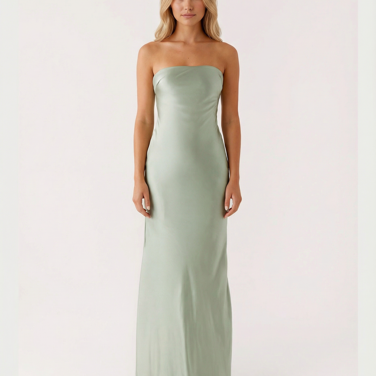 Rosario | Strapless Maxi Dress with Open Back