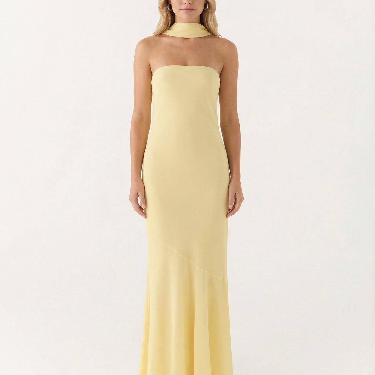 Shelia | Floral Chiffon Maxi Dress with Matching Scarf