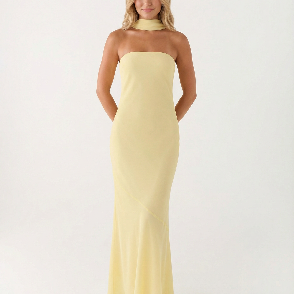 Shelia | Floral Chiffon Maxi Dress with Matching Scarf