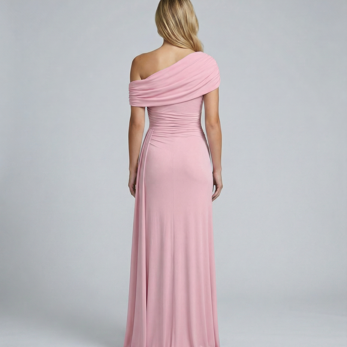 Aida | One Shoulder Ruched Maxi Dress