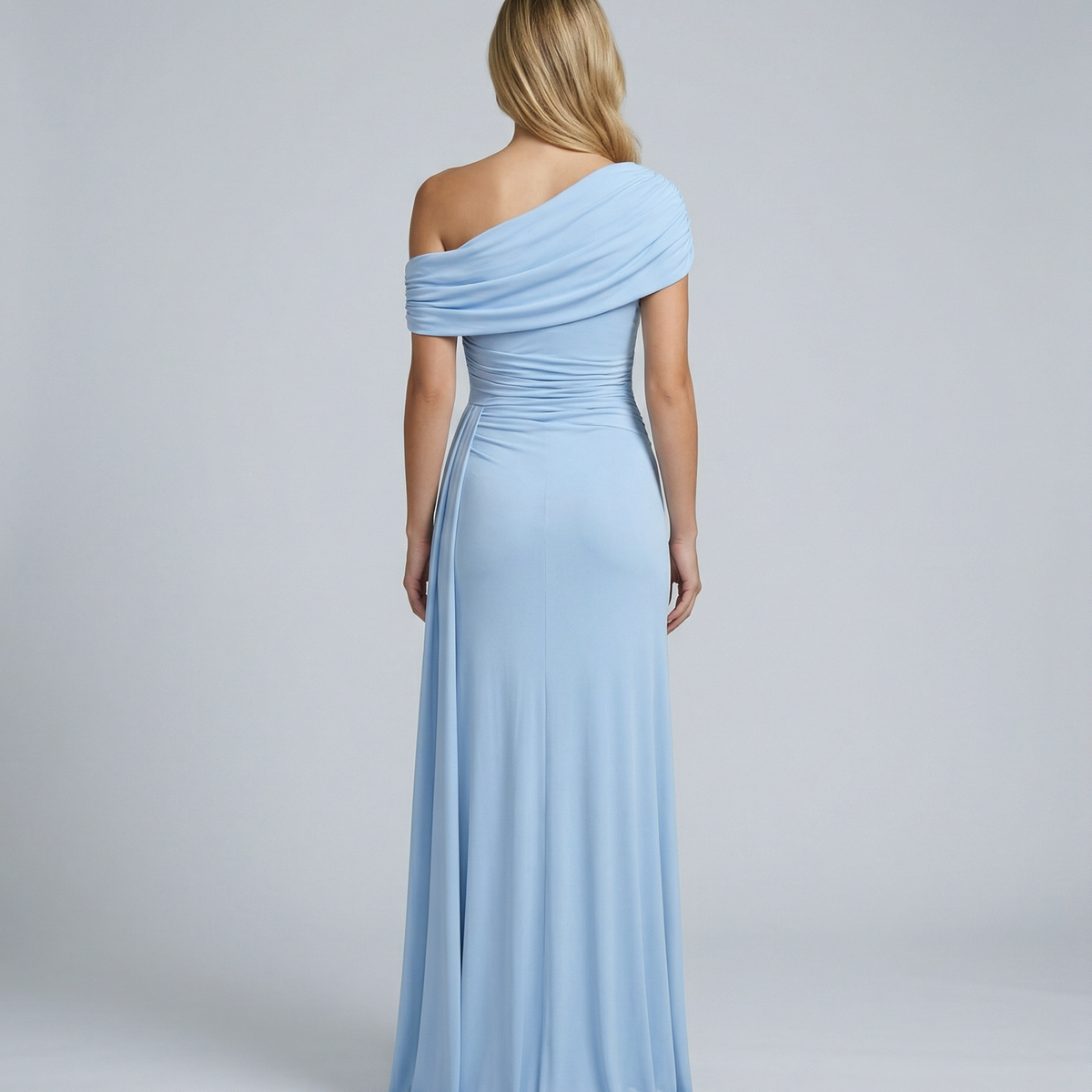 Aida | One Shoulder Ruched Maxi Dress