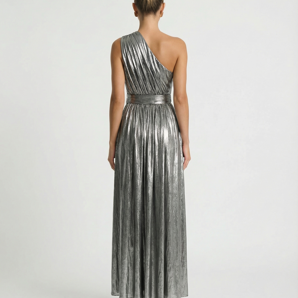 Rosella | One-Shoulder Maxi Dress with High Slit