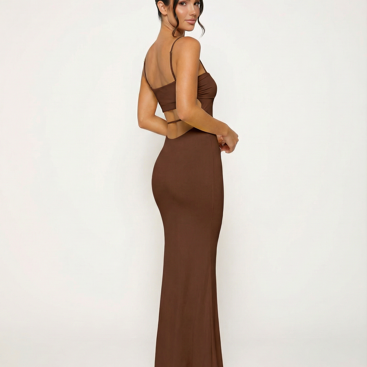 Maggie | Cut Out Strap Maxi Dress