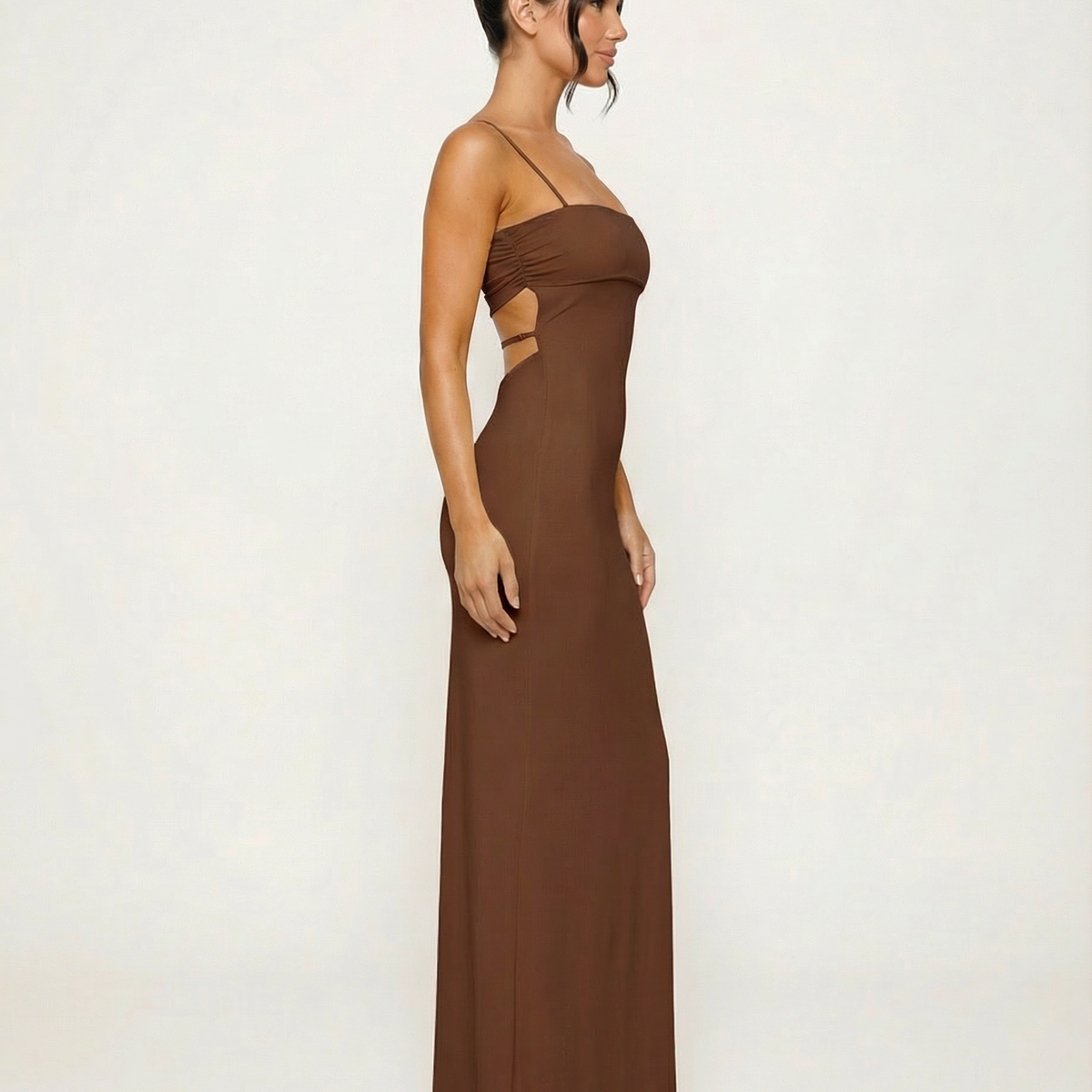 Maggie | Cut Out Strap Maxi Dress