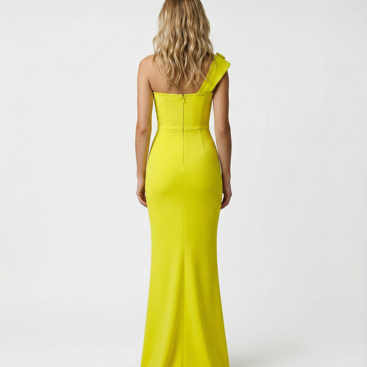 Carol | One Shoulder Maxi Dress with Floral Detail