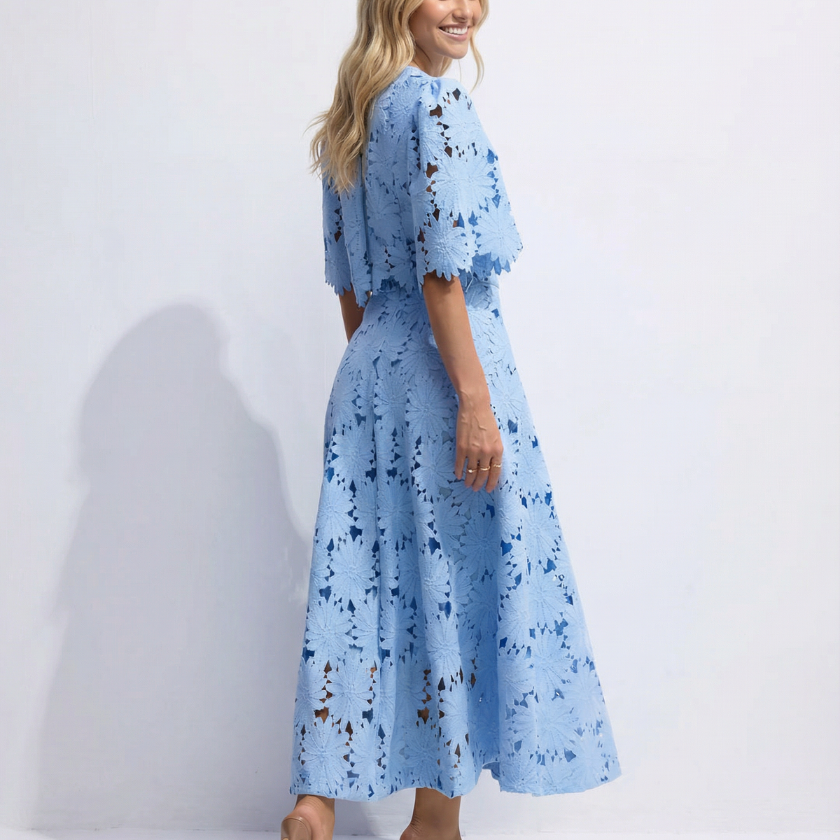 Rhonda | Lace Crop Top & Maxi Skirt Set