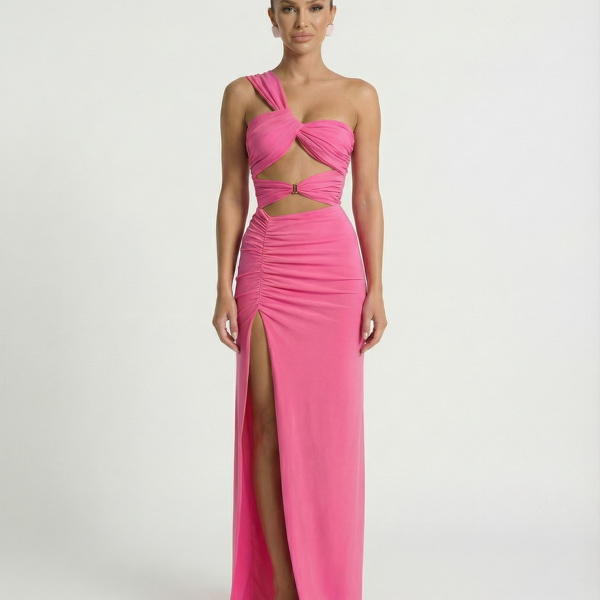 Edna | Maxi Dress with One Shoulder and Cut-Out Detail