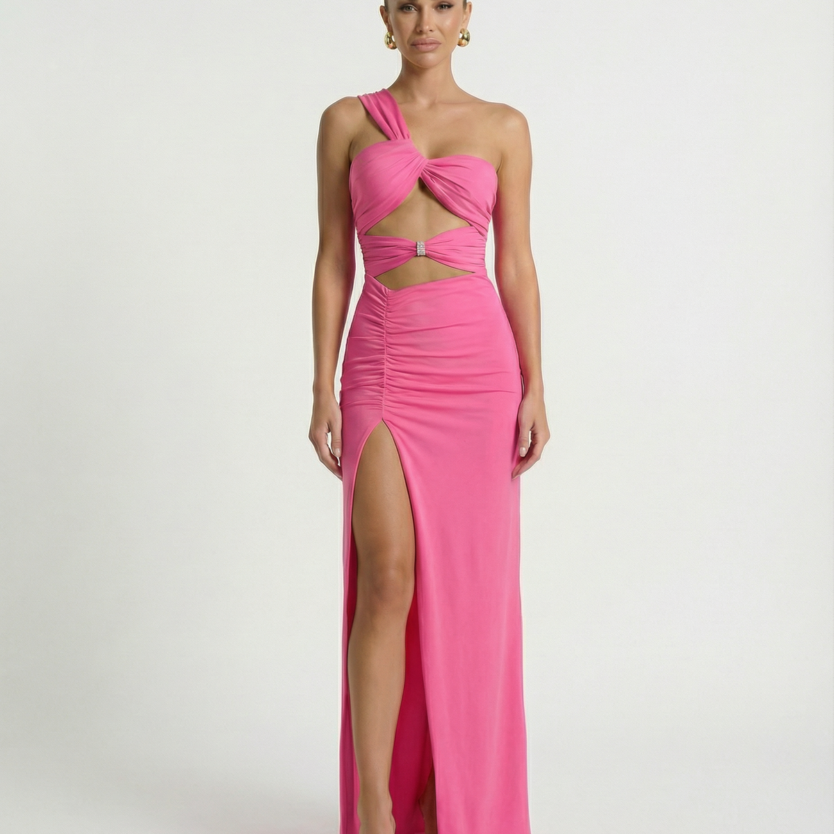 Edna | Maxi Dress with One Shoulder and Cut-Out Detail
