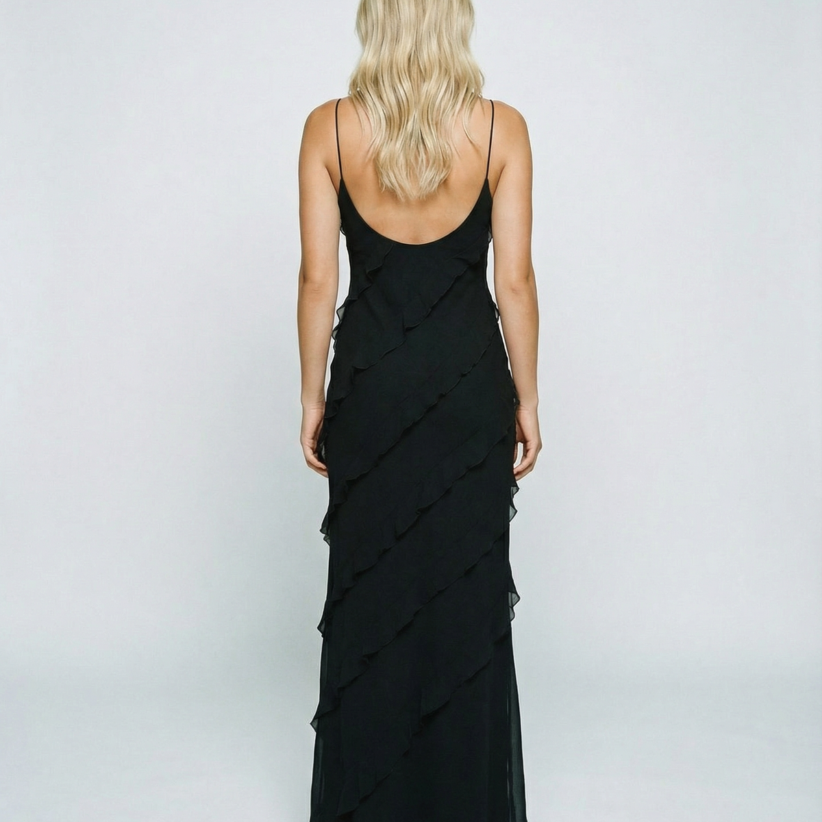 Susie | Maxi Dress with Tiered Ruffle Layers