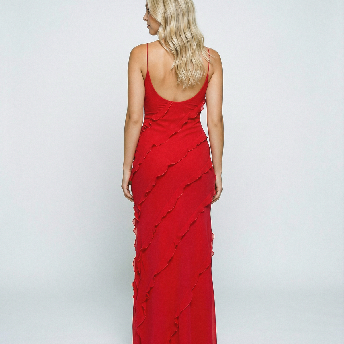 Susie | Maxi Dress with Tiered Ruffle Layers