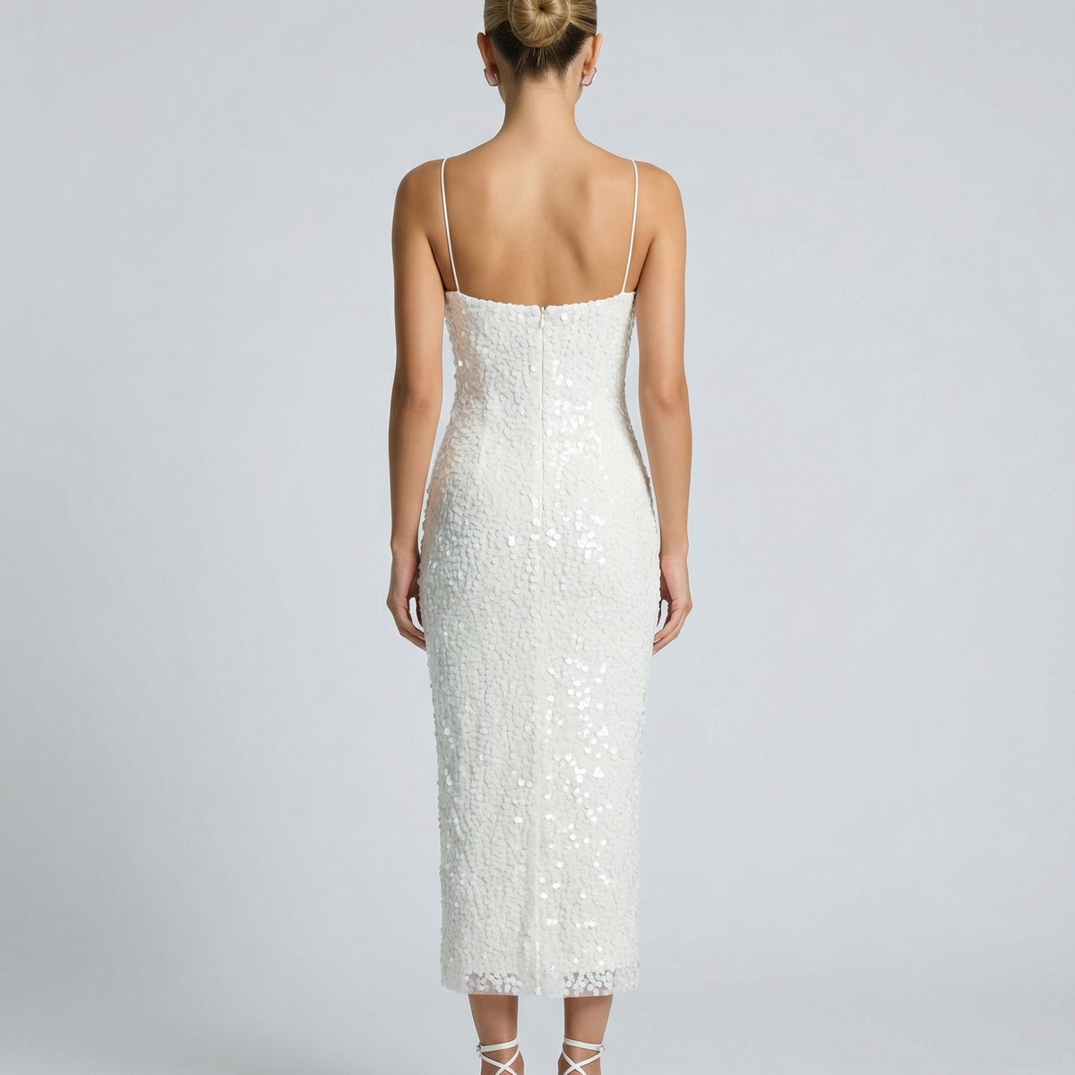 Kelley | Midi Dress with Sequin Detailing