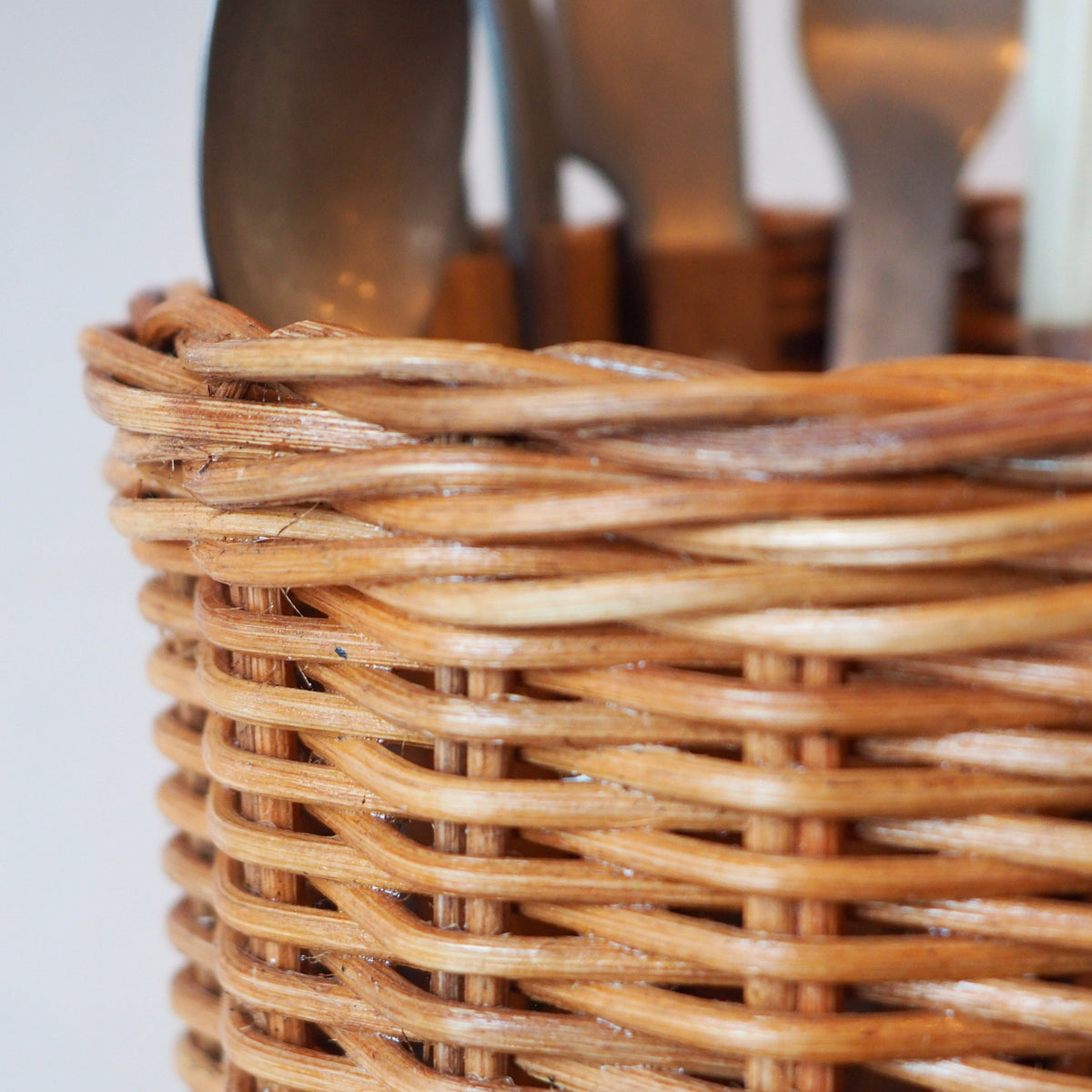 Rattan Utensil Holder