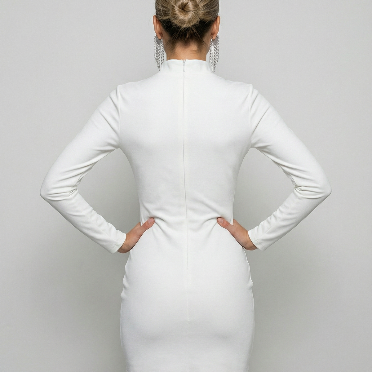 Dixie | Long Sleeve Cutout Mini Dress