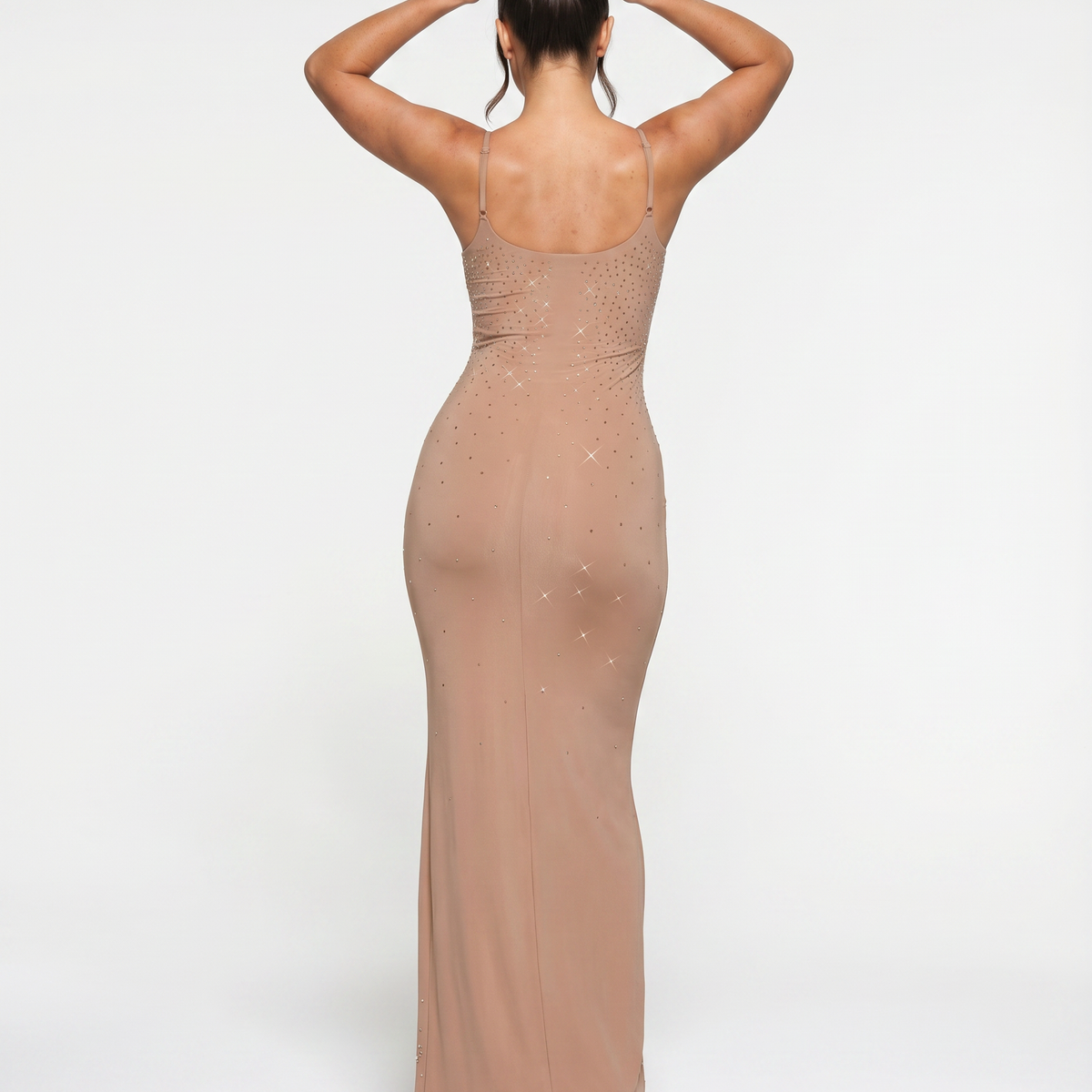 Shari | Maxi Dress with Cami Straps and Side Slit