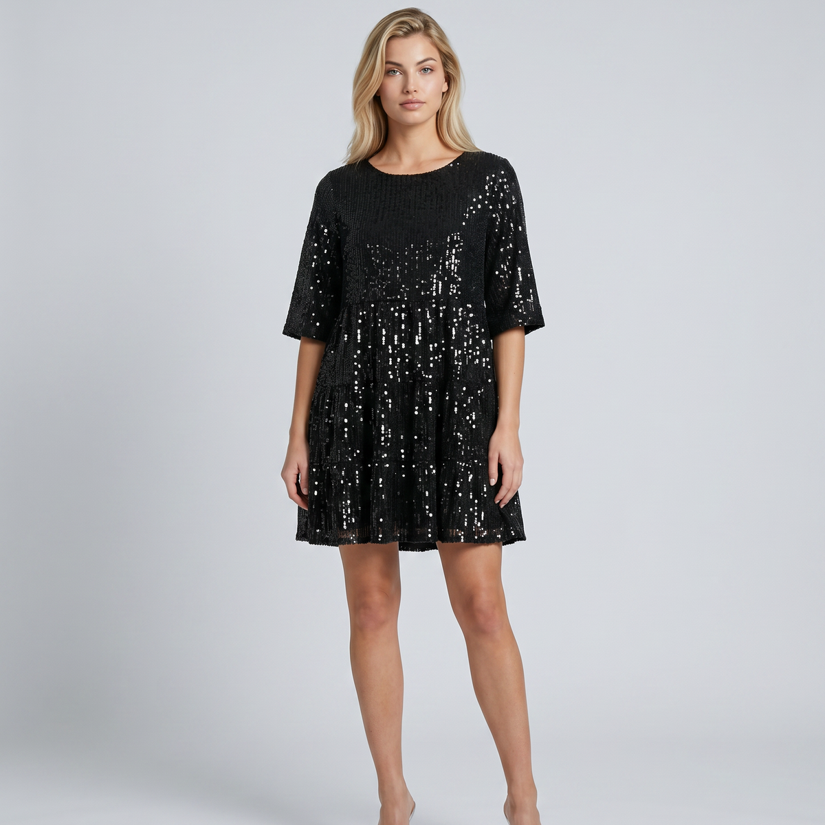 Arlene | Mini Dress with Sequin Finish