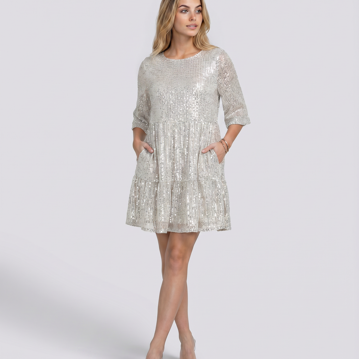 Arlene | Mini Dress with Sequin Finish
