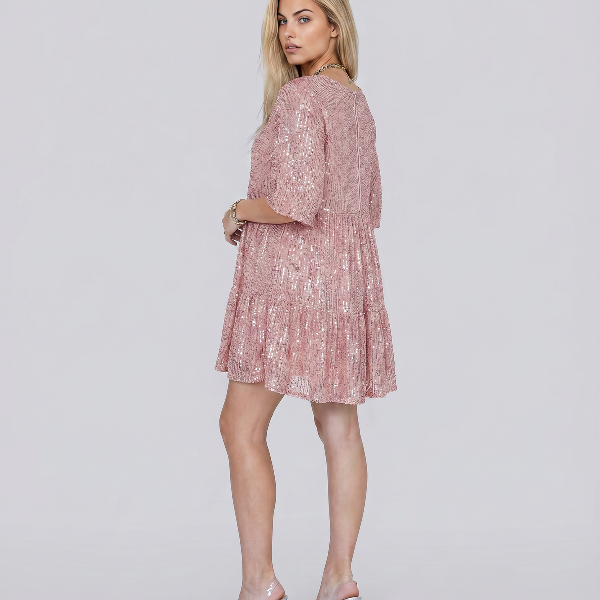 Arlene | Mini Dress with Sequin Finish