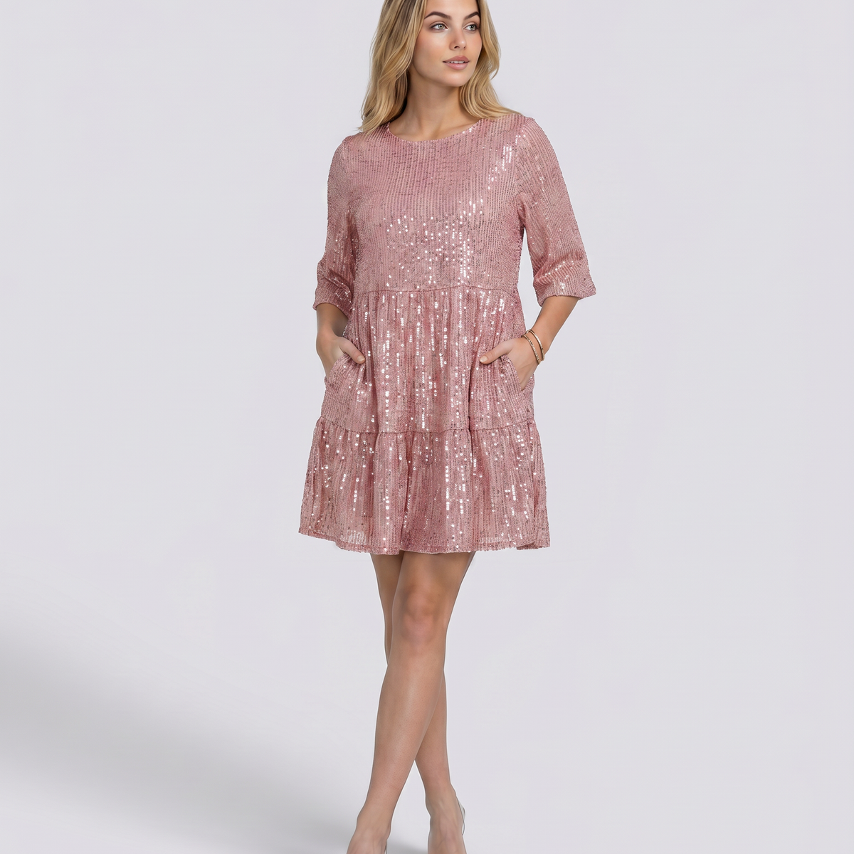 Arlene | Mini Dress with Sequin Finish