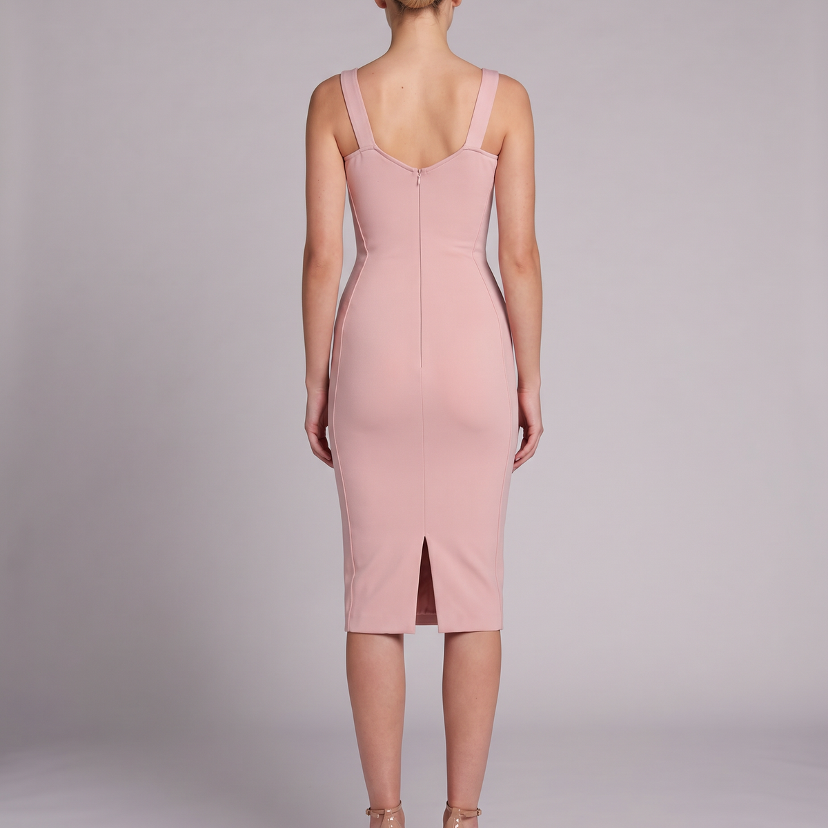 Ruby | Midi Dress with Lace Corset Panel