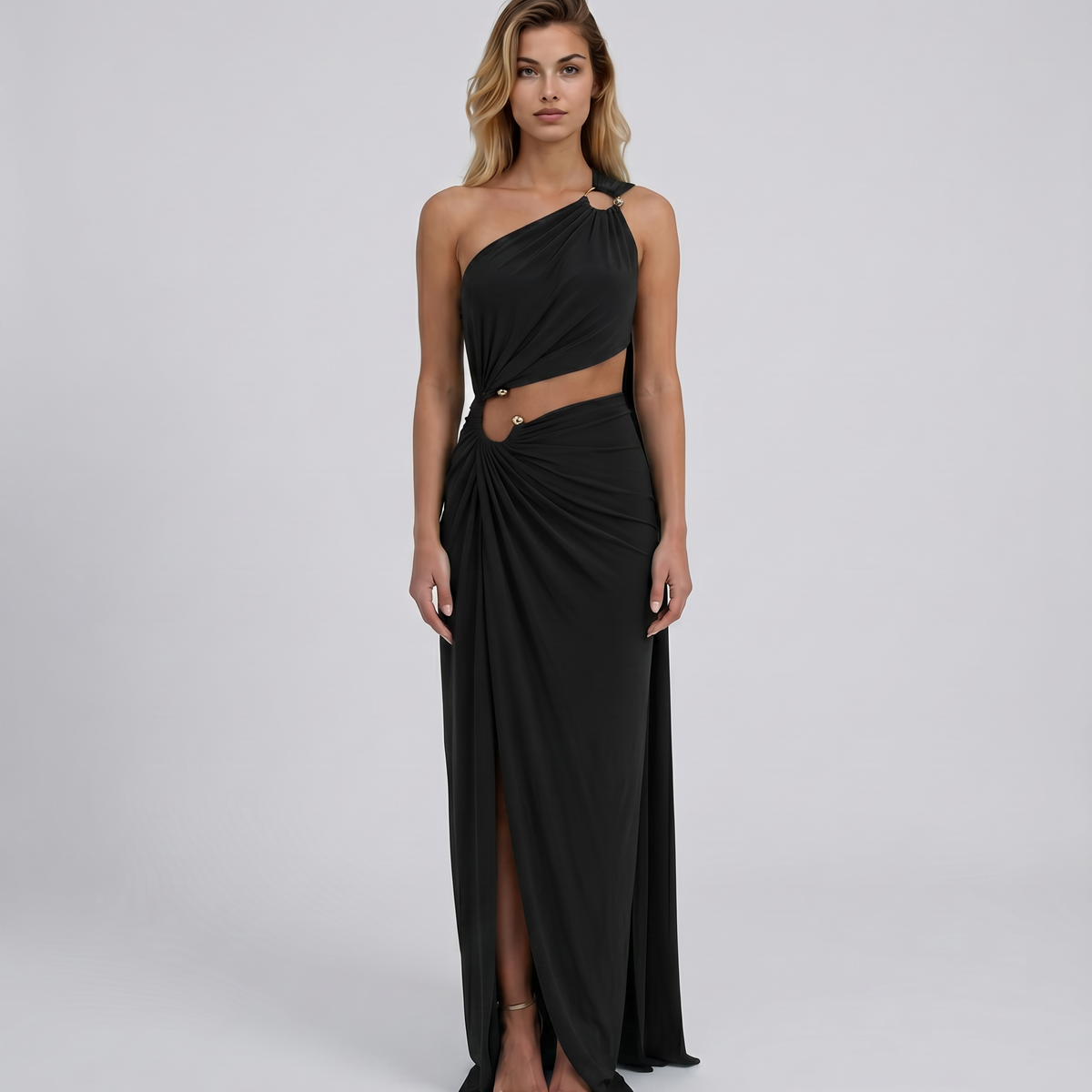 Jocelyn | Maxi Dress with Asymmetrical Cut-Out