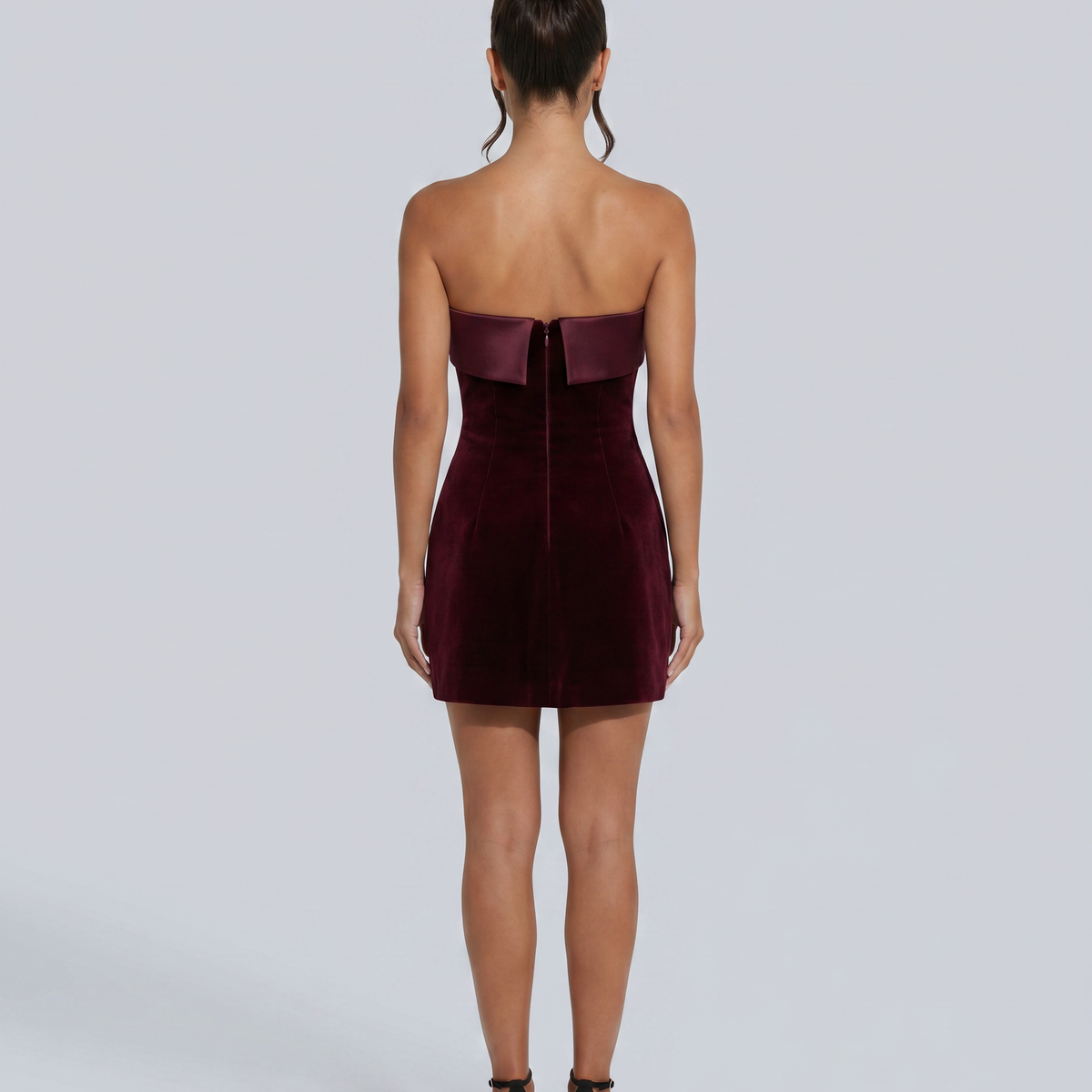 Lena | Mini Dress with Strapless Bodice and A-Line Skirt