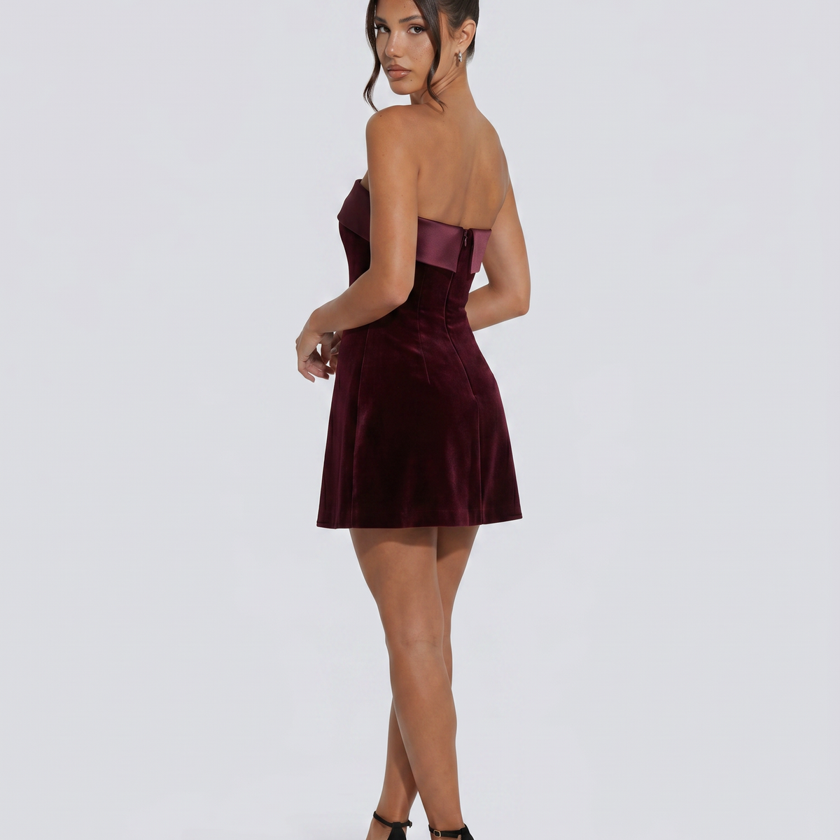 Lena | Mini Dress with Strapless Bodice and A-Line Skirt