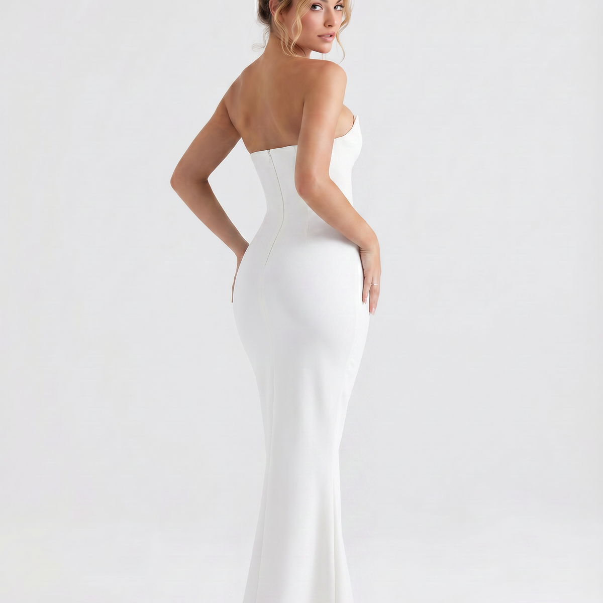 Dianna | Strapless Maxi Dress with Sweetheart Neckline