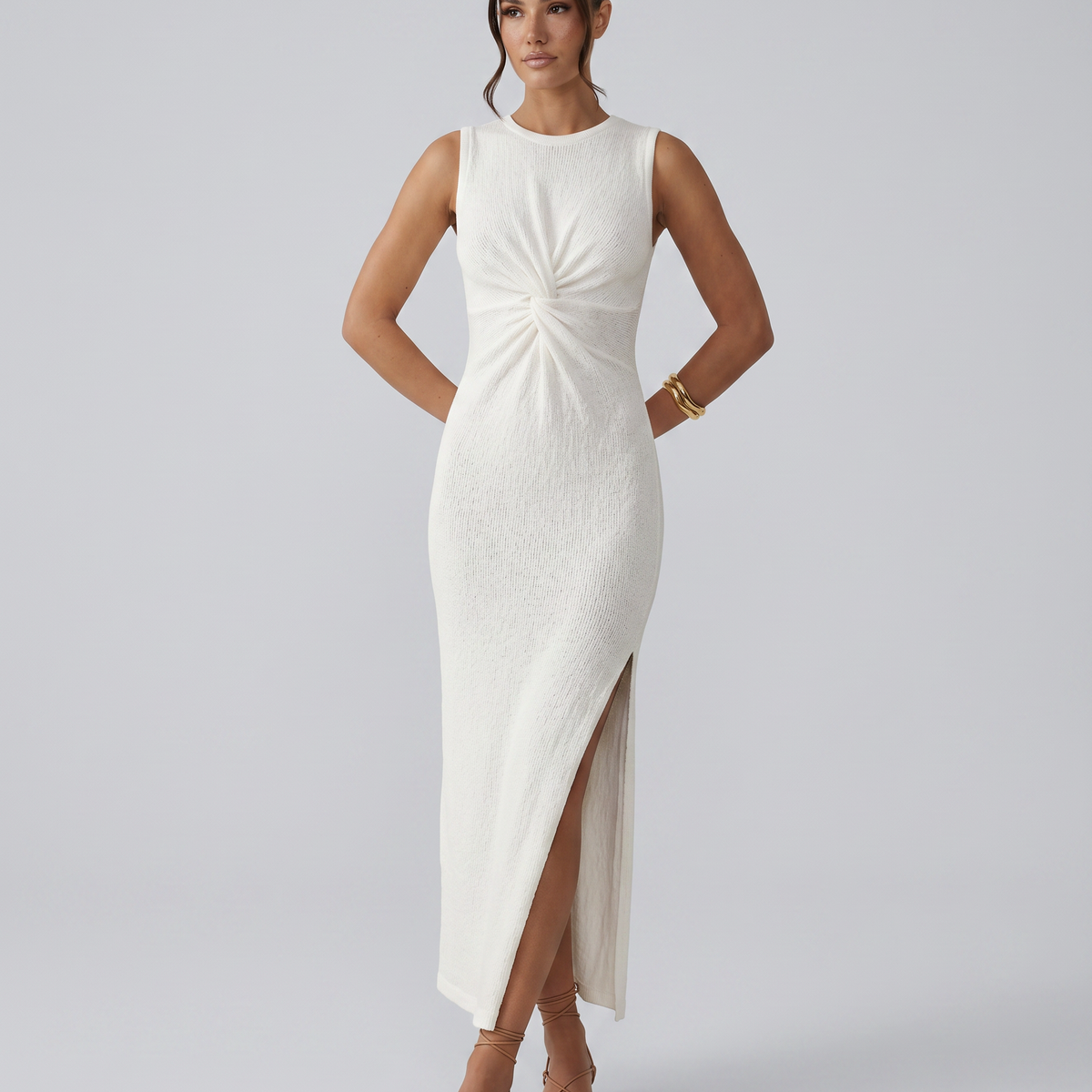 Cassia | Maxi Dress with Twist-Front Detail