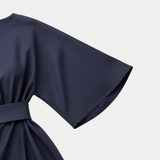 Rich Color V-Neck Wide Sleeve Midi Formal Dress | Willow Collection 5