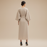Rich Color V-Neck Wide Sleeve Midi Formal Dress | Willow Collection 8