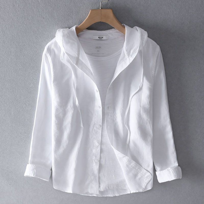 Soft Ivory Hooded Long Sleeve Relaxed Fit Top | Alvara Collection 7