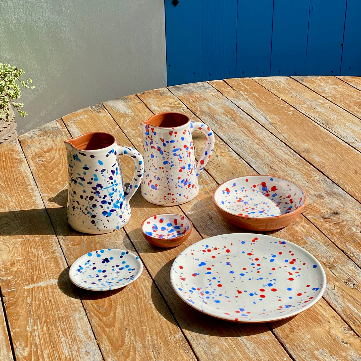 Chroma Splatter Bowl | Regular, Blue & Red