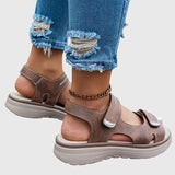 Taupe Cushioned Wide Toe Box Orthopedic Sandals | Emery Collection 4