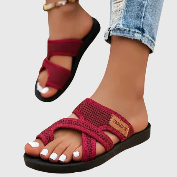 Taupe Orthopedic Sandals with Arch Support and Adjustable Straps | Ellyn Collection 3