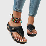 Taupe Slip-On Wedge Orthopedic Sandals for Women | Kaylie Collection 6