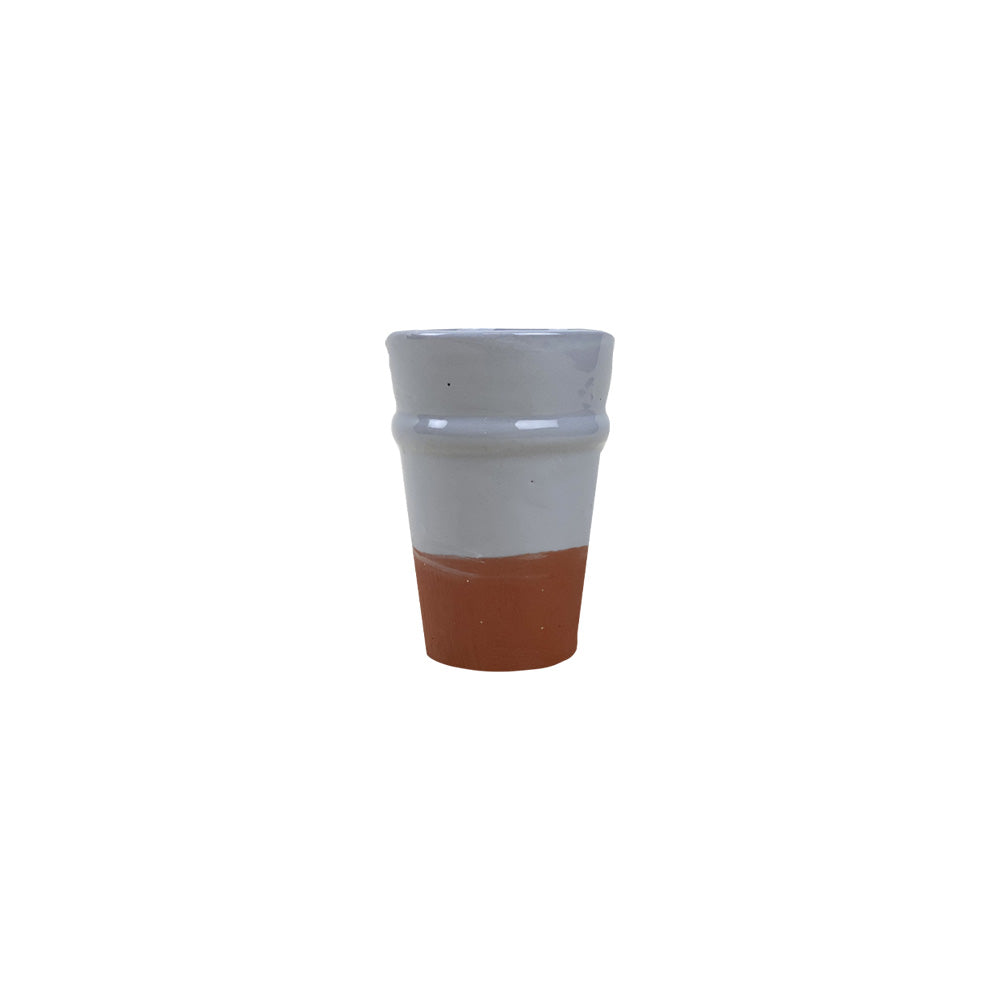 Gray Terracotta Teacup
