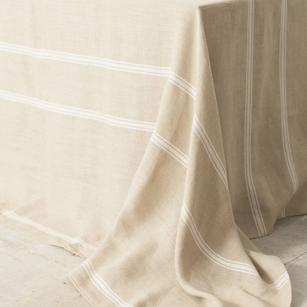 Monogramme Linen Tablecloth