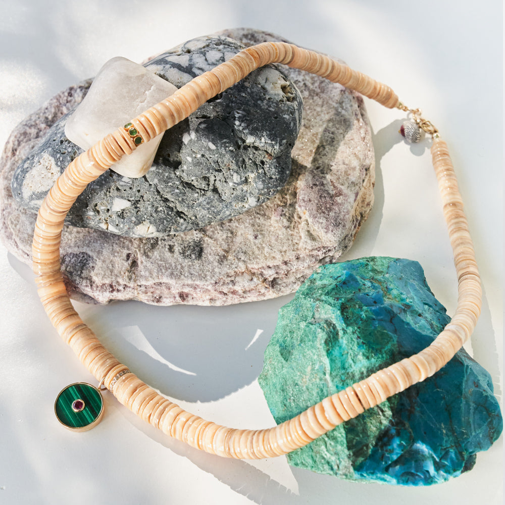 Tropical Heart Necklace