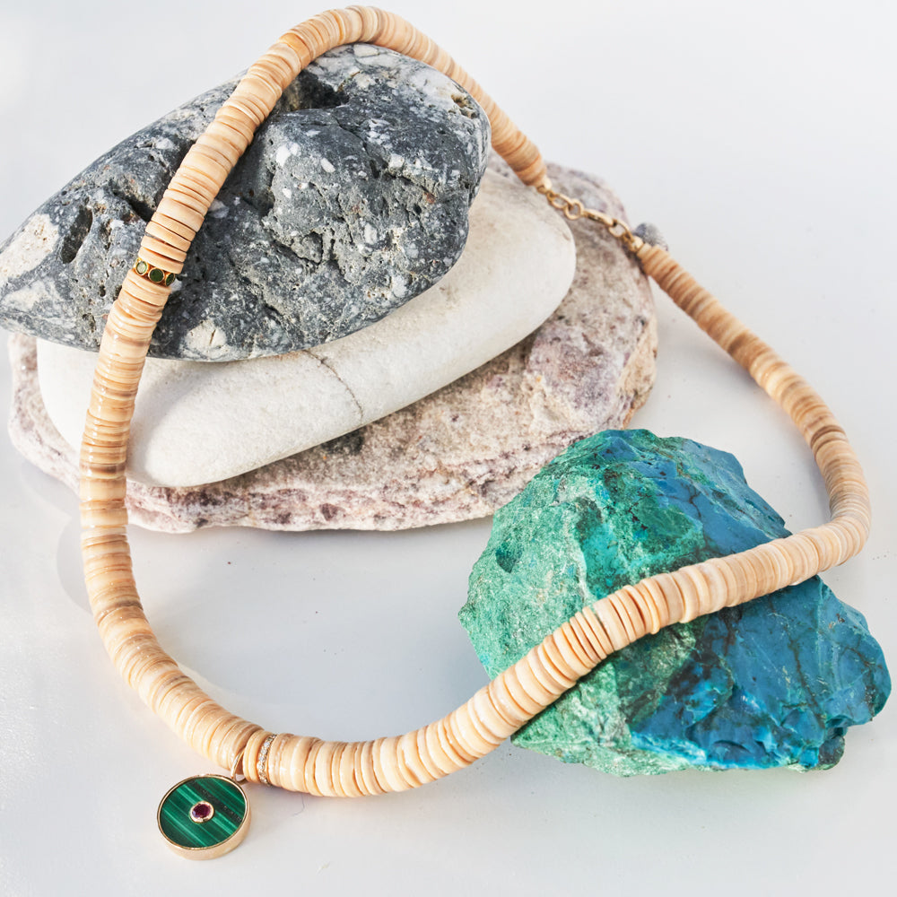 Tropical Heart Necklace