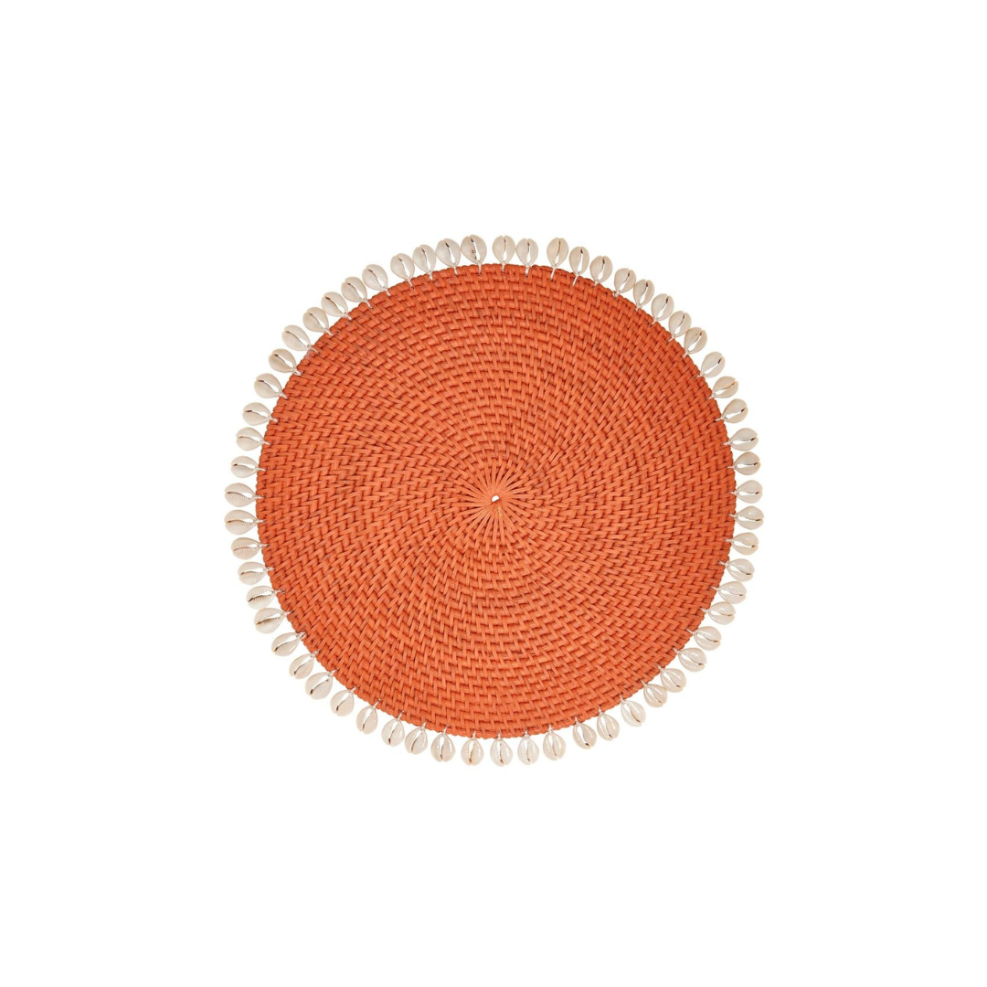Capiz Placemats Set Of 4 | Orange