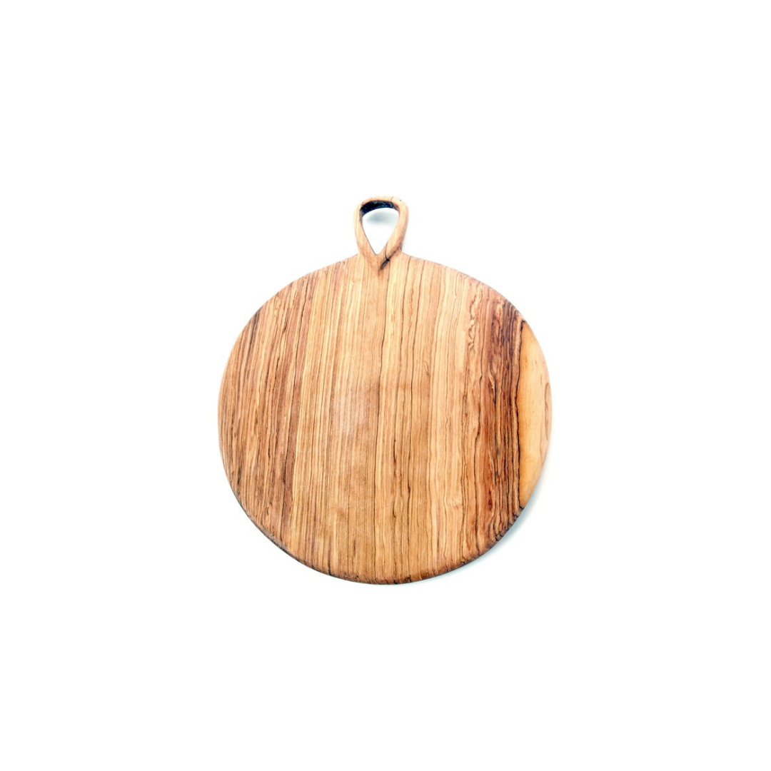 Round Wood Rustic Cheese Board Tray