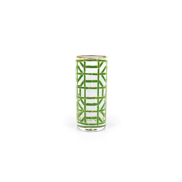 Bamboo Drinking Glass Set of 4 | Green