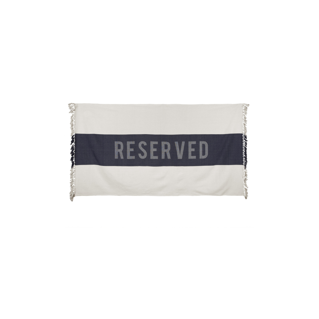 Reserved Beach Towel | Indigo