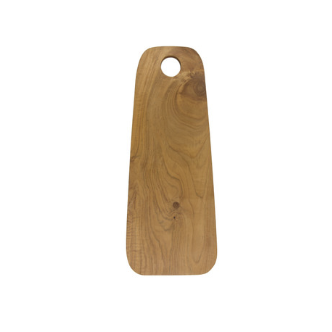 Teak Root Round Edge Cutting Board