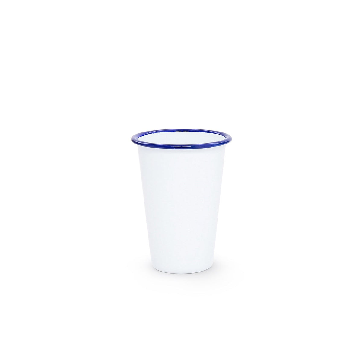 Vintage Tumbler With Colored Rim
